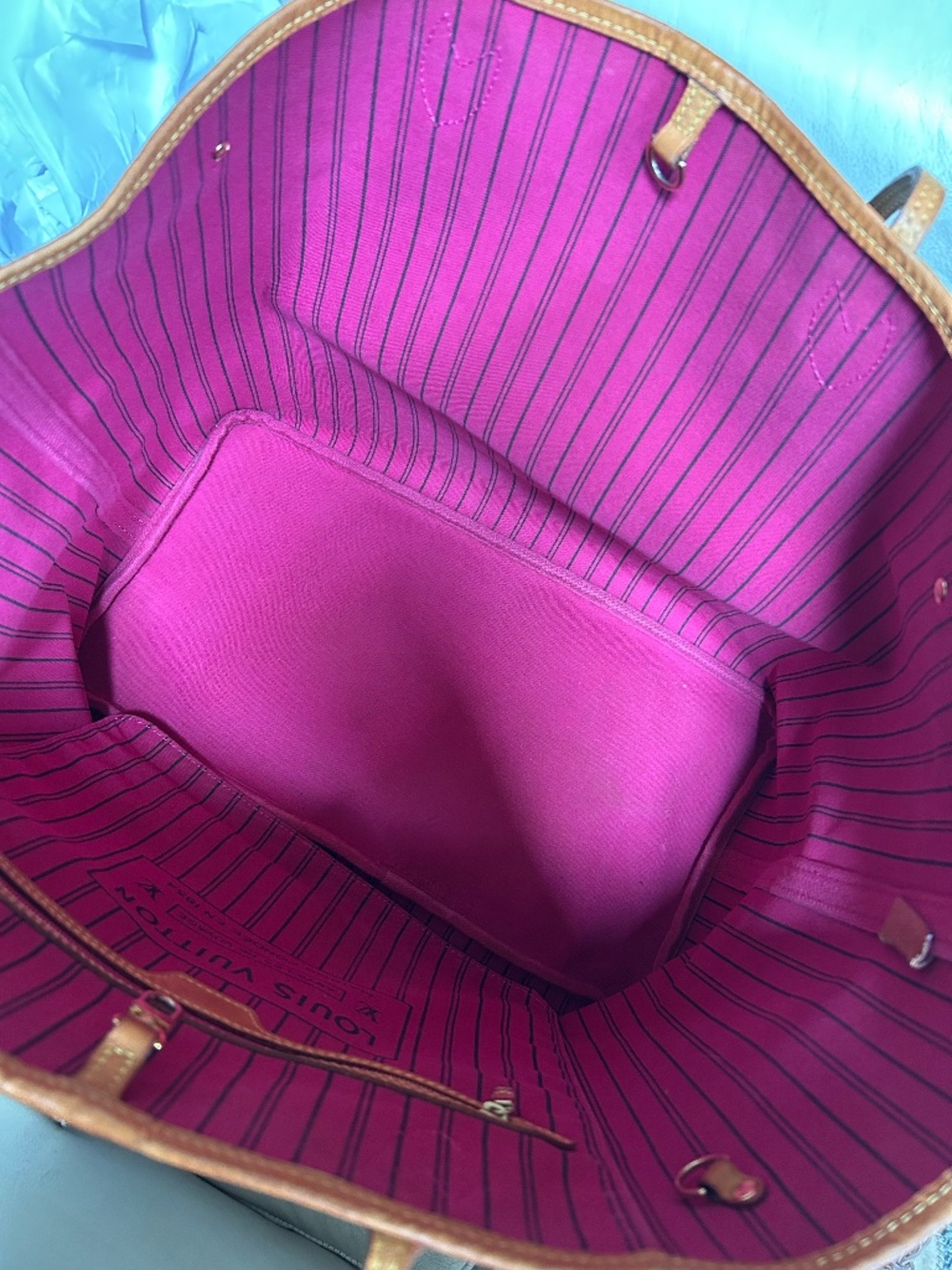 XXL Louis Vuitton NEVERFULL GM rare Pivione🩷 - Picture 3 of 14